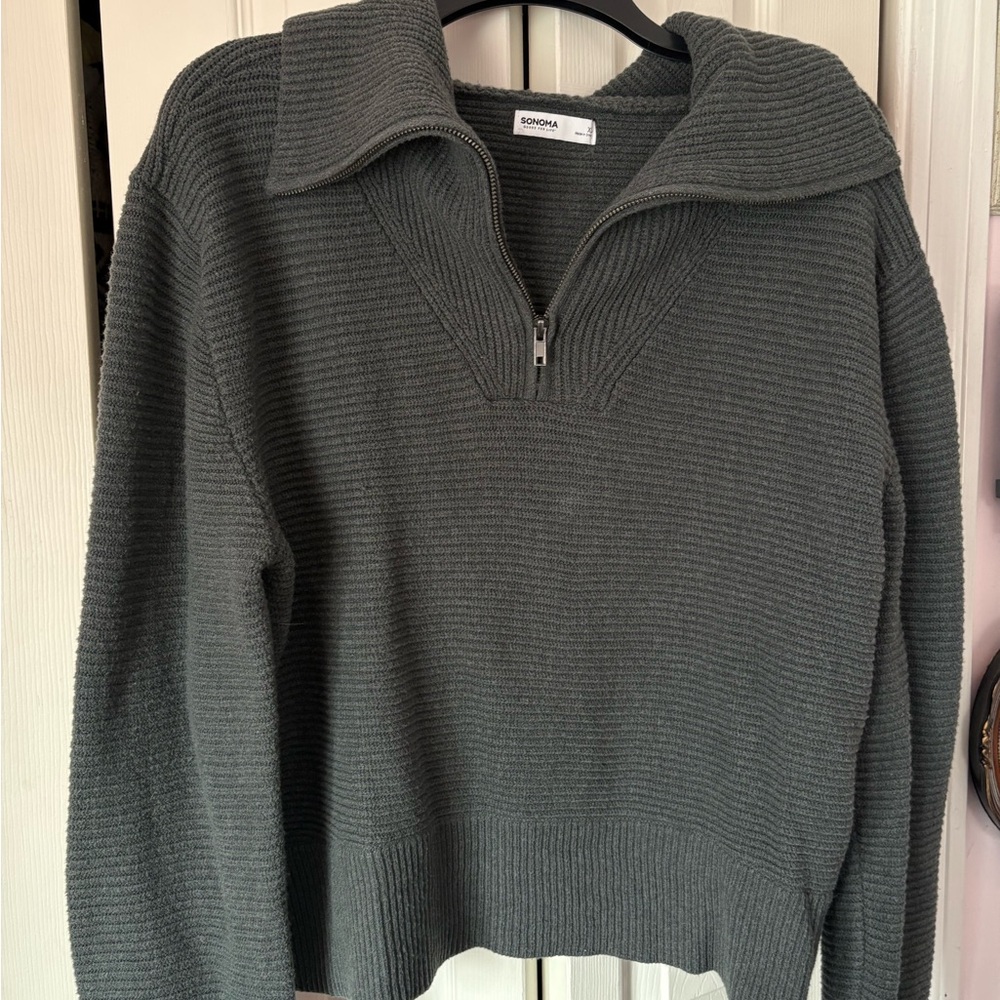 Goodfellow & Co Charcoal Ribbed Pullover
